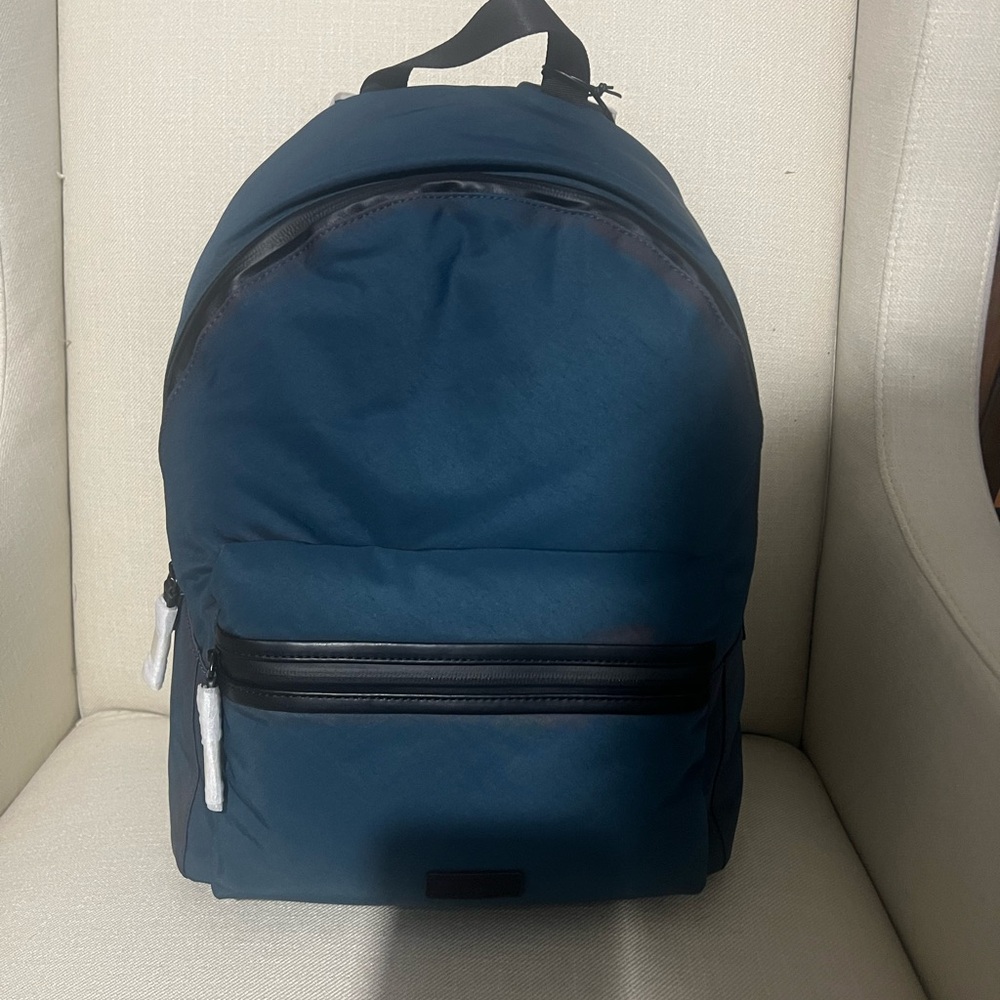 Uri Minkoff Ocean Blue and Black Backpack
